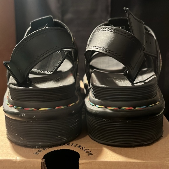 Dr. Marten Yelena Rainbow sequin sandals. Size 7. - Picture 3 of 16